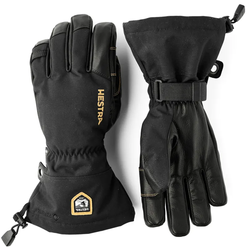 Hestra Army Leather Gore-Tex Gloves in Black