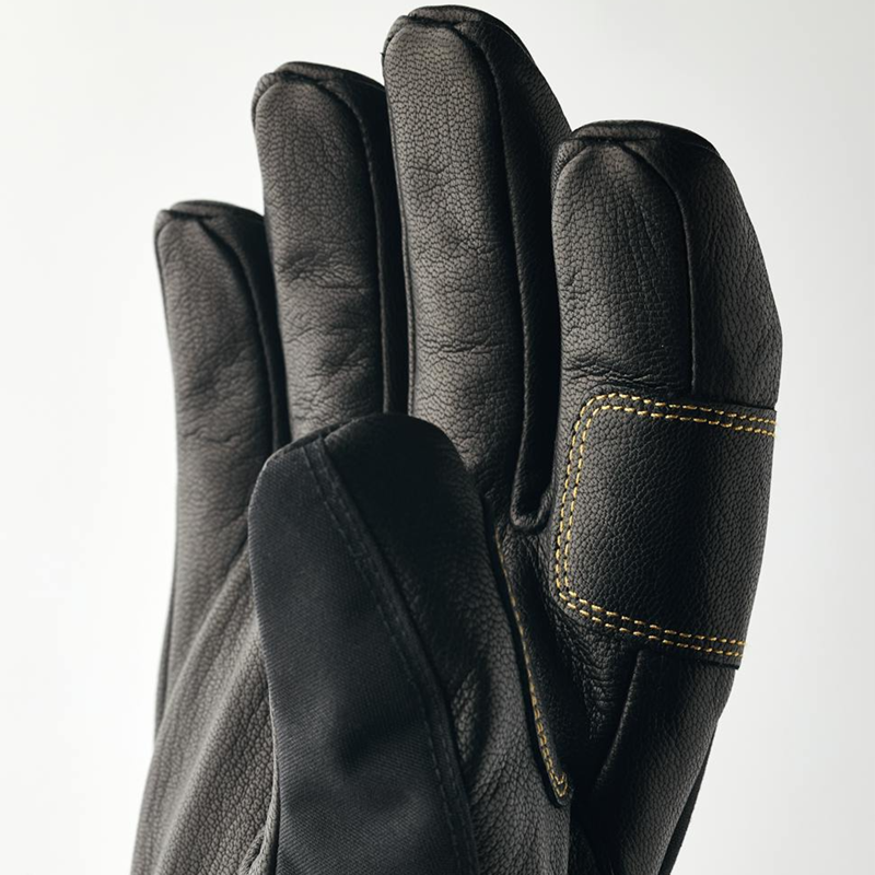 Hestra Army Leather Gore-Tex Gloves in Black-2