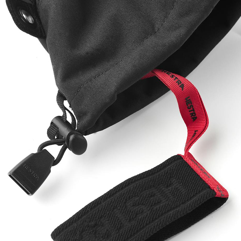 Hestra Army Leather Gore-Tex 3 Finger Gloves in Black-6