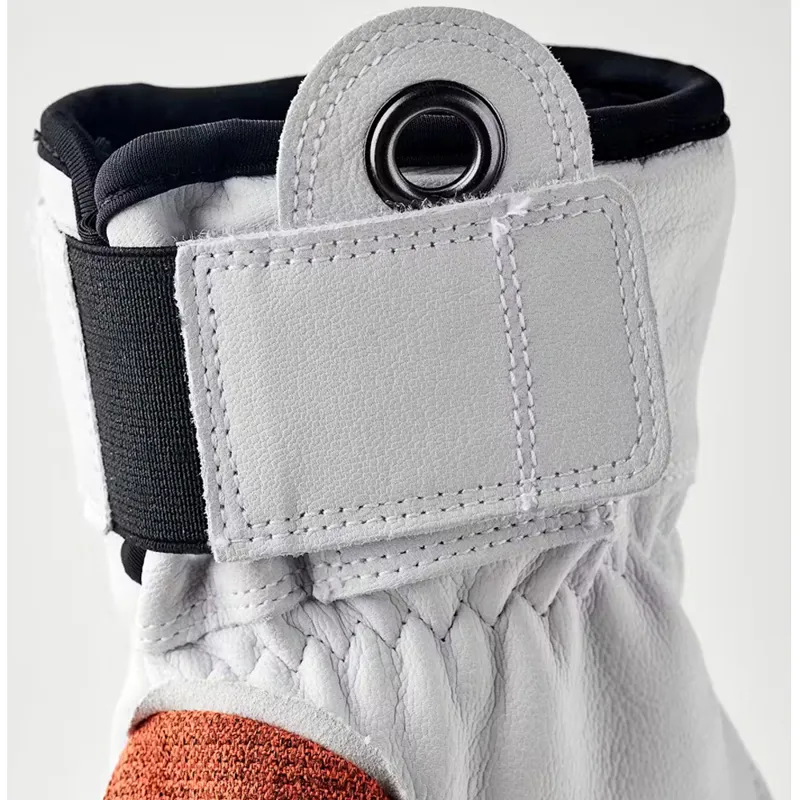 Hestra Army Leather Patrol Ski Gloves in Brick Red-4