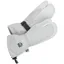 Hestra Heli 3 Finger Female Ski Glove In Pale Grey/White