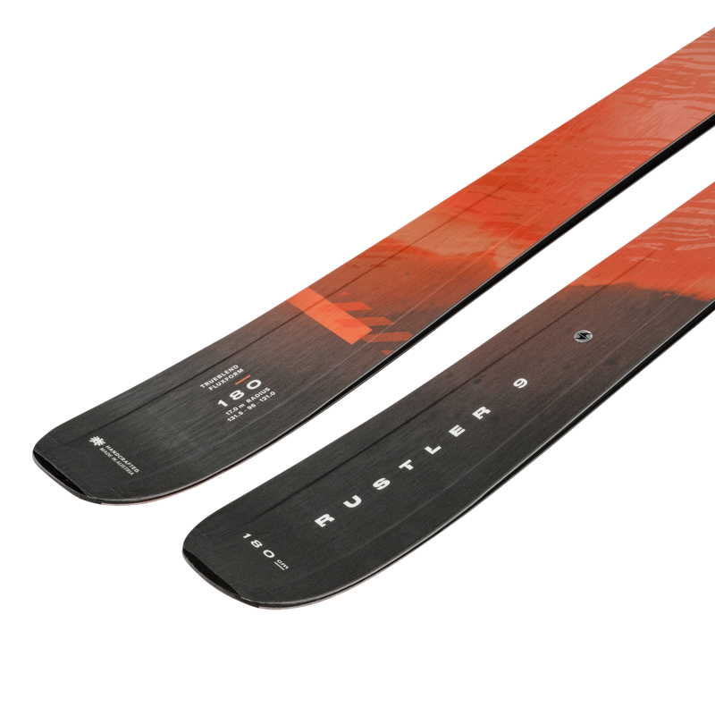 Blizzard Rustler 9 Ex Demo Skis 180cm with Marker Demo Bindings-2