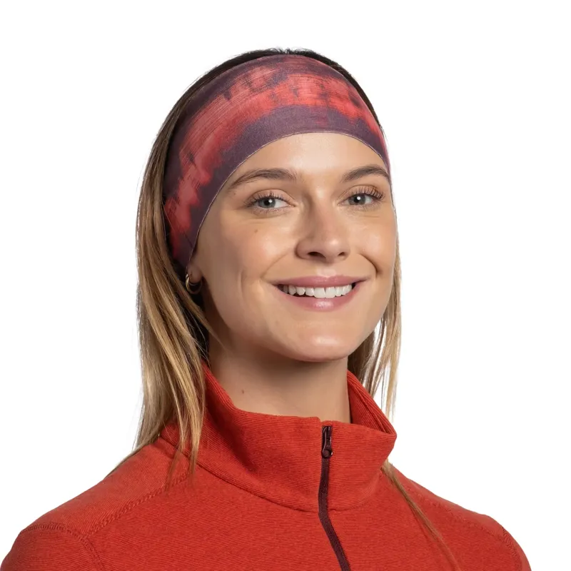 Buff Thermonet Headband Matewa in Garnet-1