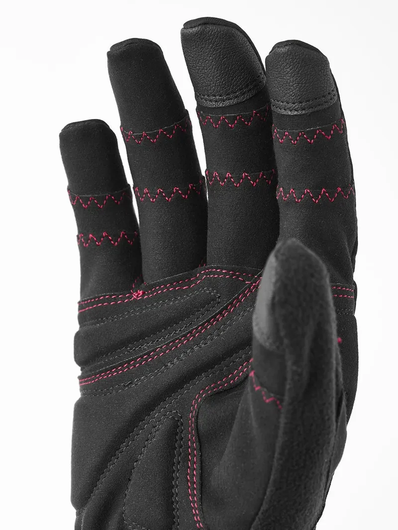 Hestra Ergo Grip Long Full Finger Cycling Glove in Black-2