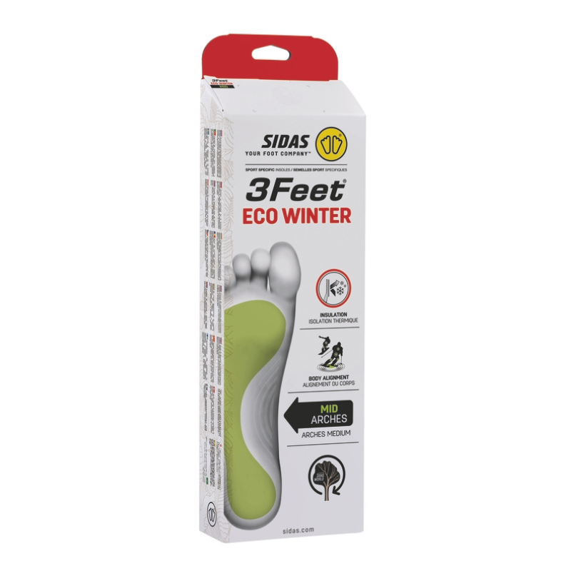 Sidas Winter 3Feet Mid Arch Ski Boot Insole-3