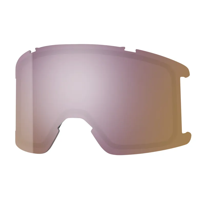 Smith Squad Replacement Goggle Lens in Chromapop Everyday Rose Gold Mirror