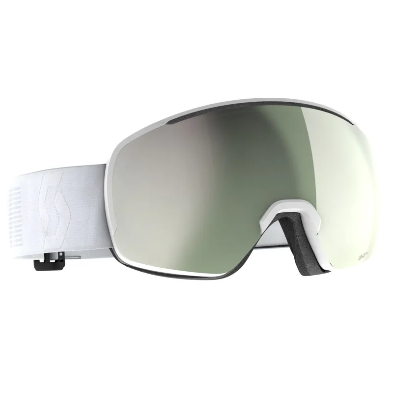 Scott Sphere OTG AMP Pro Ski Goggles Mineral White + White Chrome Lens