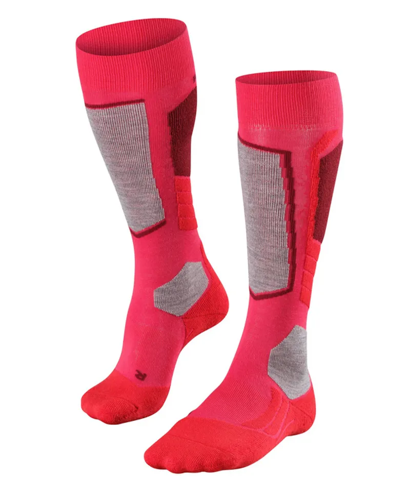 Falke Ski Socks SK2 Womens Medium Volume In Rose Pink