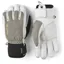 Heli Army Leather GTX Short Gore-Tex 5 Finger Ski Gloves Grey