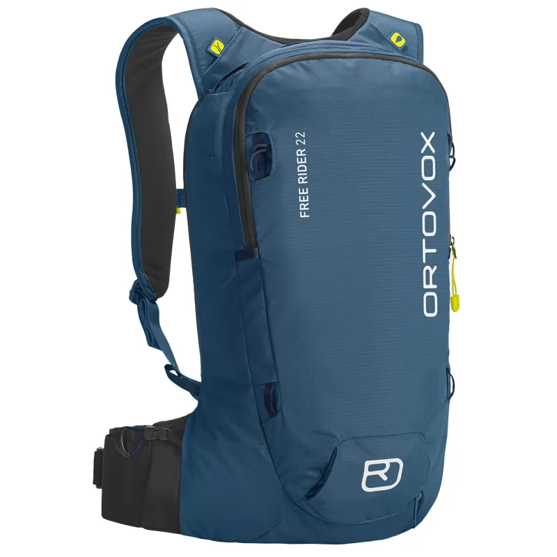 Freerider 22 litre back pack freeride touring ski day bag Blue