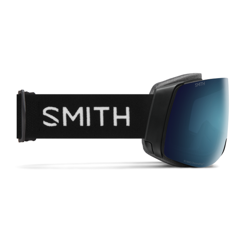 Smith 4D Mag in Black with Chromapop Sun Blue Mirror Lens + Spare Lens-3