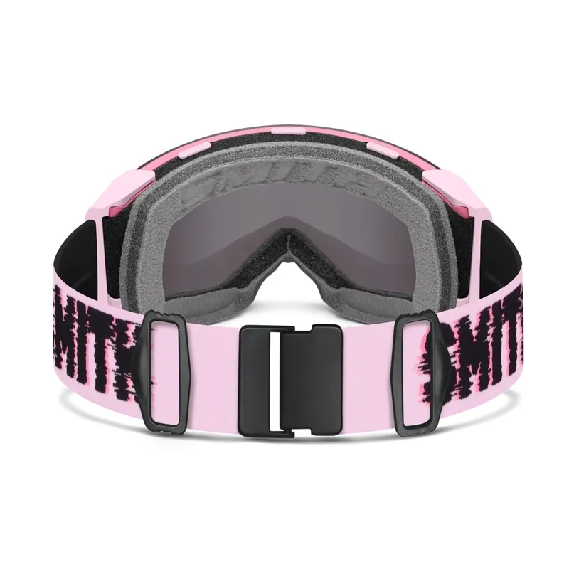 Smith 4D MAG Goggles + CP Sun Black + Storm Lens in Pink Frost Flex Glitch-2