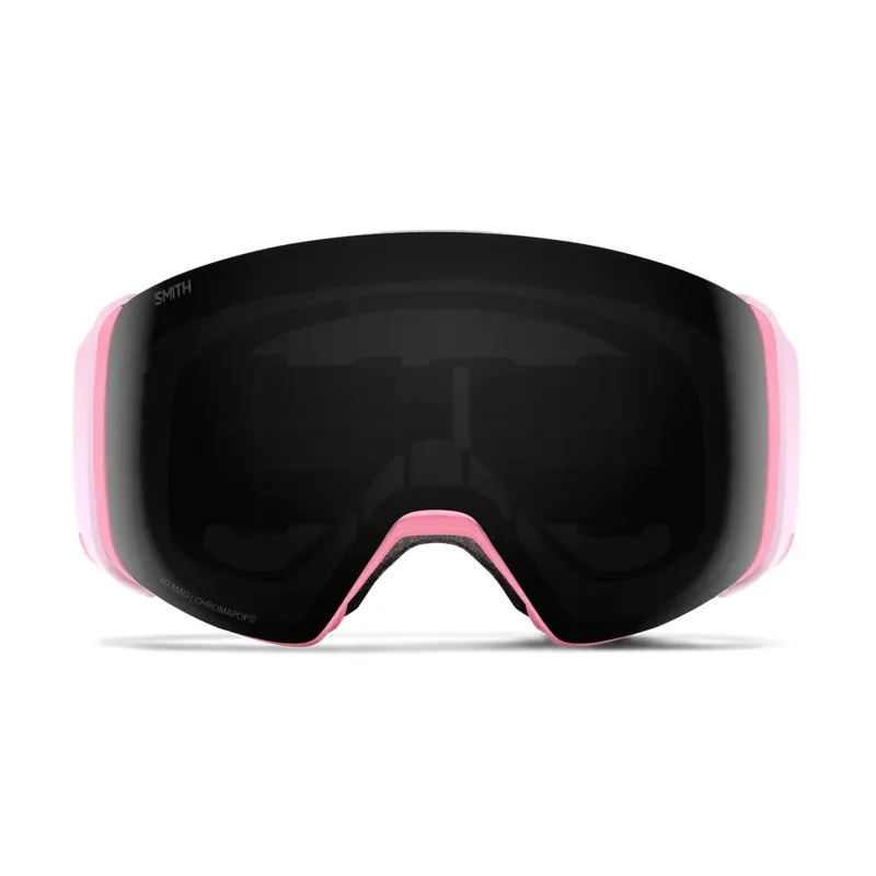 Smith 4D MAG Goggles + CP Sun Black + Storm Lens in Pink Frost Flex Glitch-1