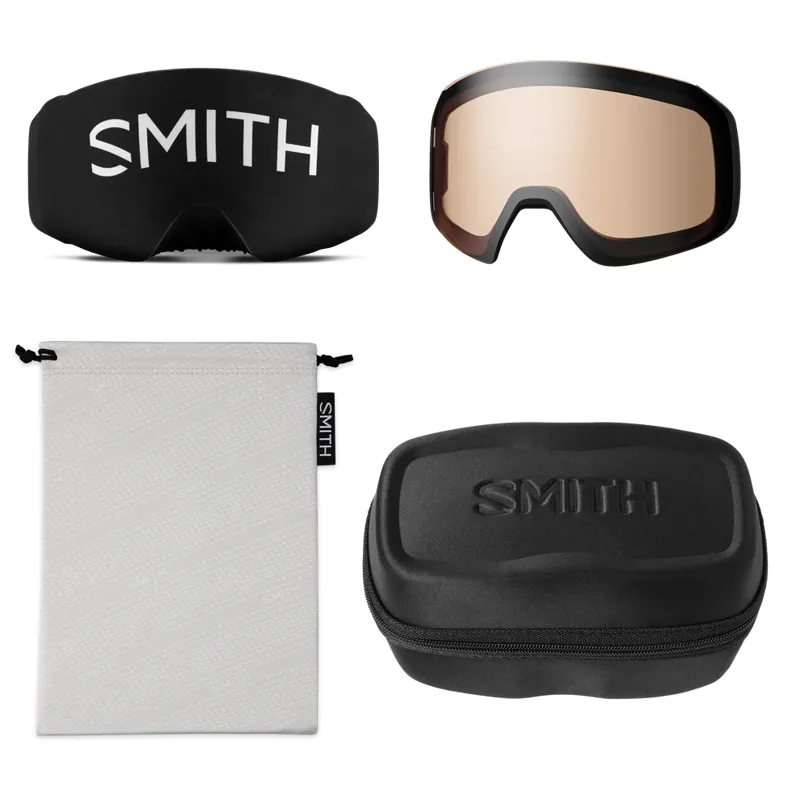 Smith 4D MAG S Goggles in Black with CP Pro Photochromic Red Mirror + CP Storm Lens-2