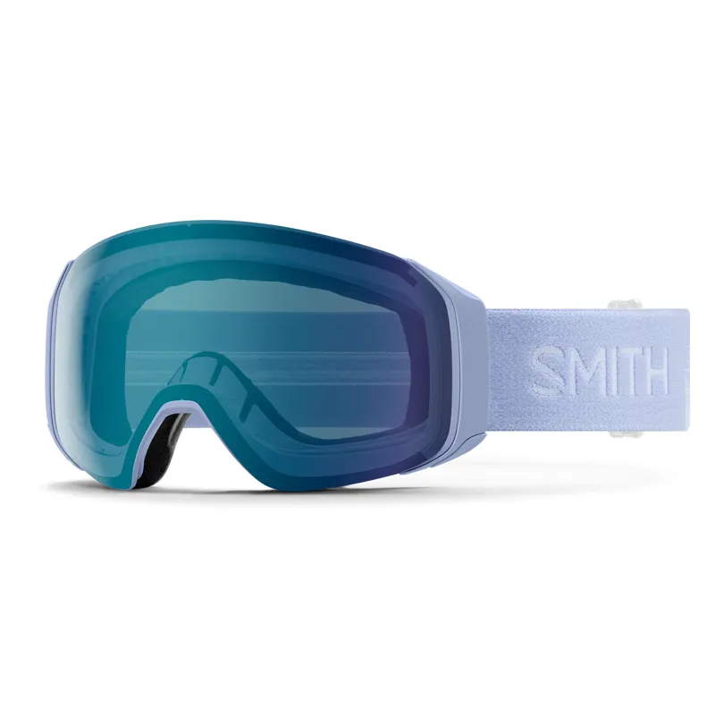 Smith 4D MAG S Goggles in Blue Aura with CP Everyday Blue Mirror + CP Storm Lens