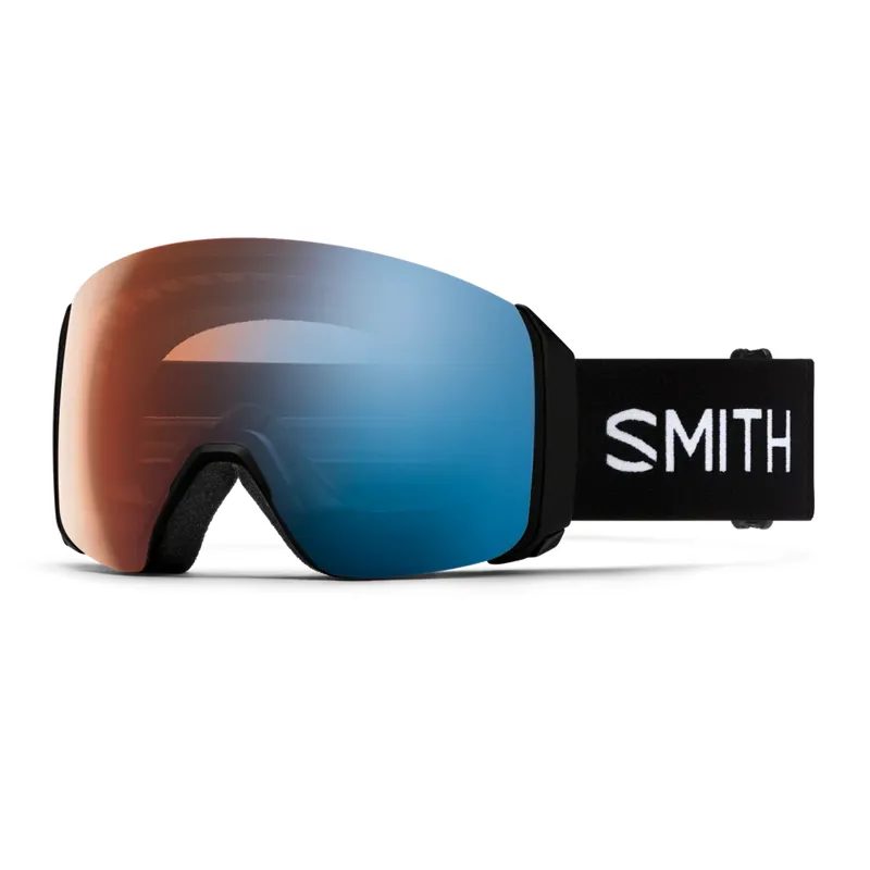 Smith 4D MAG XL Black Goggles + CP Pro Photochromic Blue Mirror + Storm Lens Amber