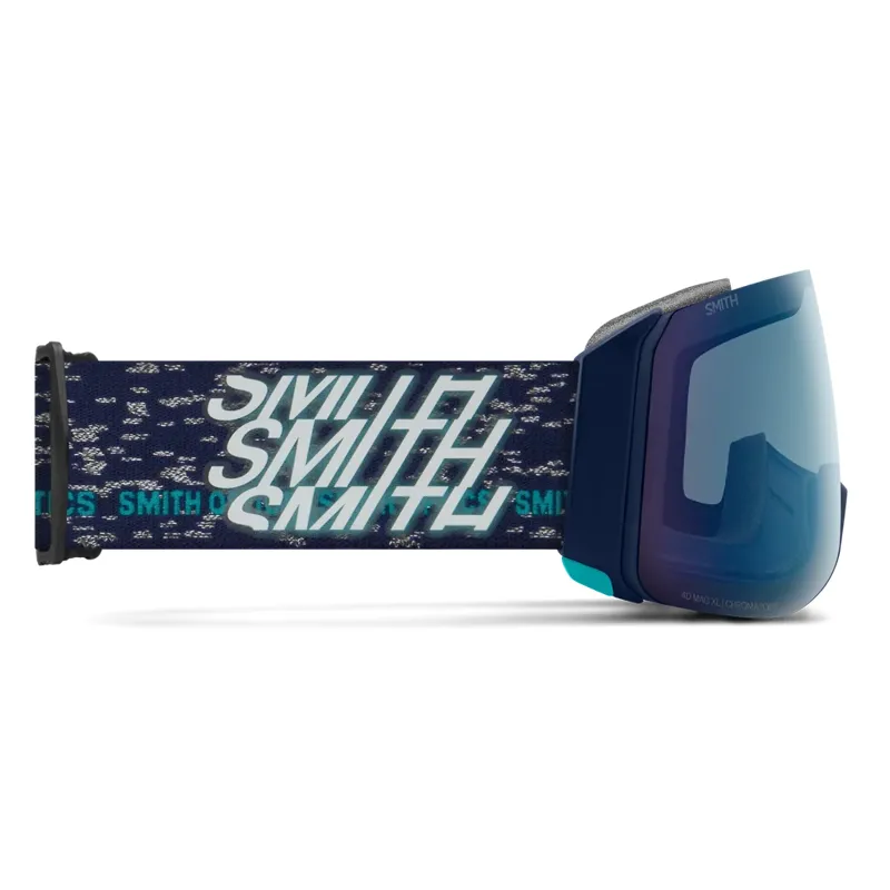 Smith 4D MAG XL Goggles + CP ED Blue Mirror + Storm Lens in Midnight Snow-3