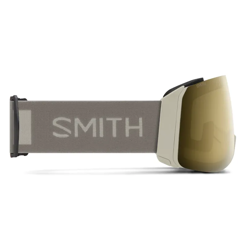 Smith 4D MAG XL Ski Goggles + ChromaPop Sun Black Gold Mirror in Chalk-2