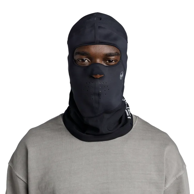 Buff Windproof Balaclava L/XL in Solid Black-1