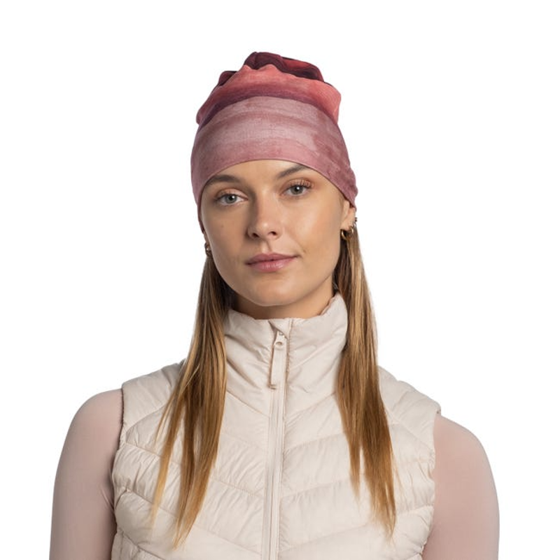 Buff Ecostretch Beanie and Helmet Liner in Lise Rosewood-5