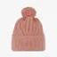 Buff Nerla Knitted Beanie Hat in Crimson