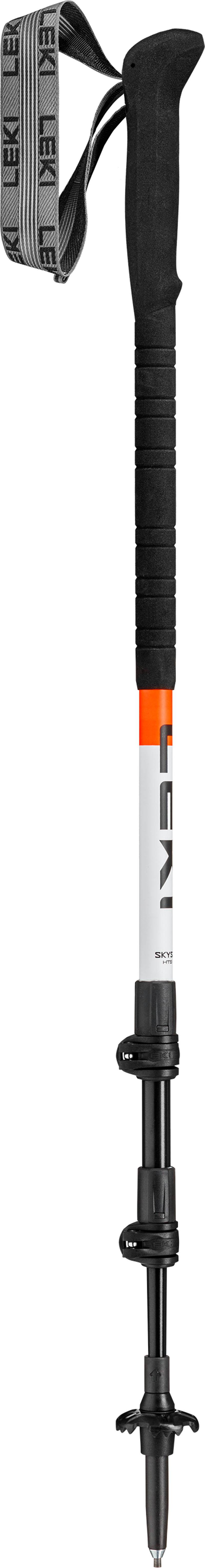 Leki Skysolo Pole in White/Black/Neon Orange-2