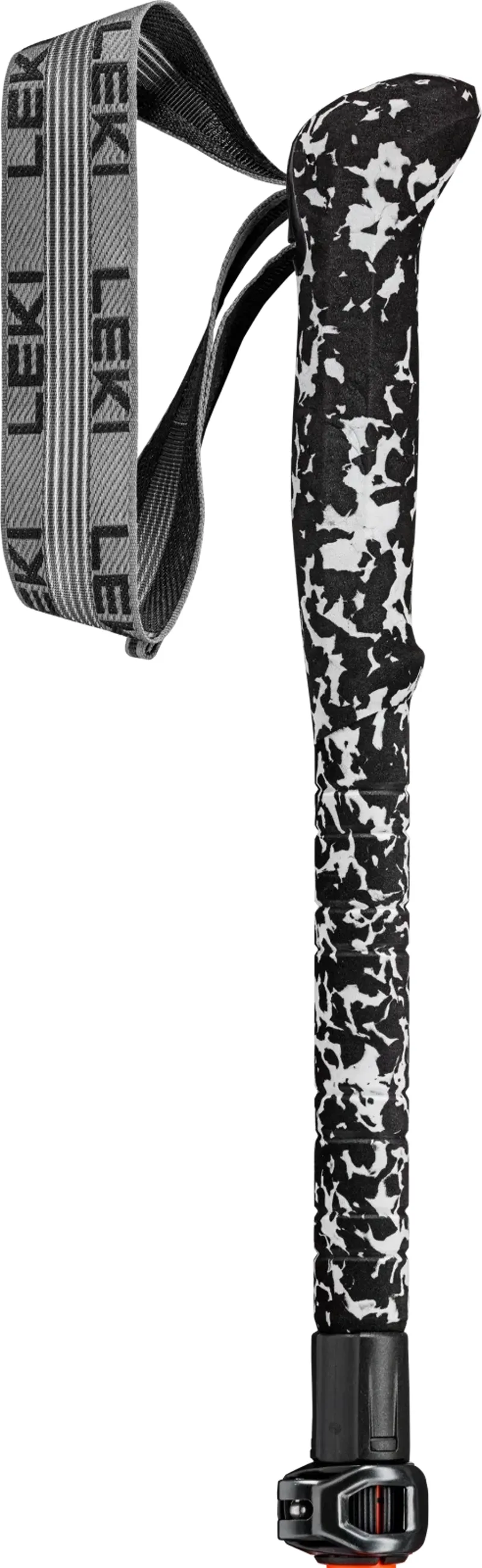 Leki Skysolo FX Carbon in Neon Orange/White/Black-3