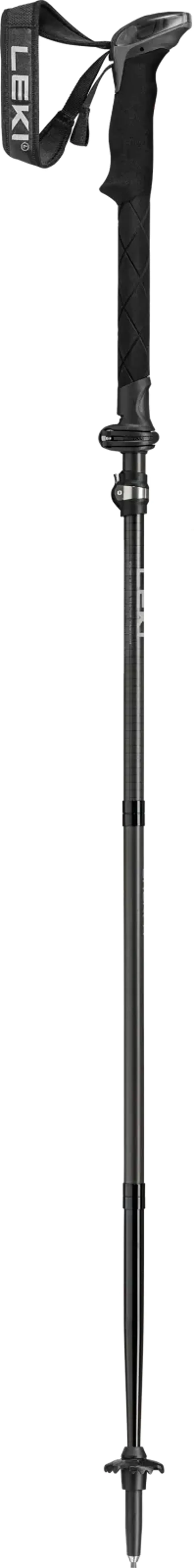Leki Sherpa FX Carbon Strong Folding Poles in Orange/Denim/Blue