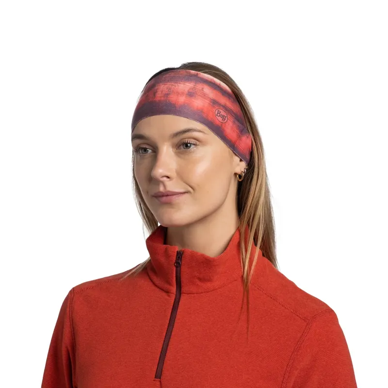 Buff Thermonet Headband Matewa in Garnet-2
