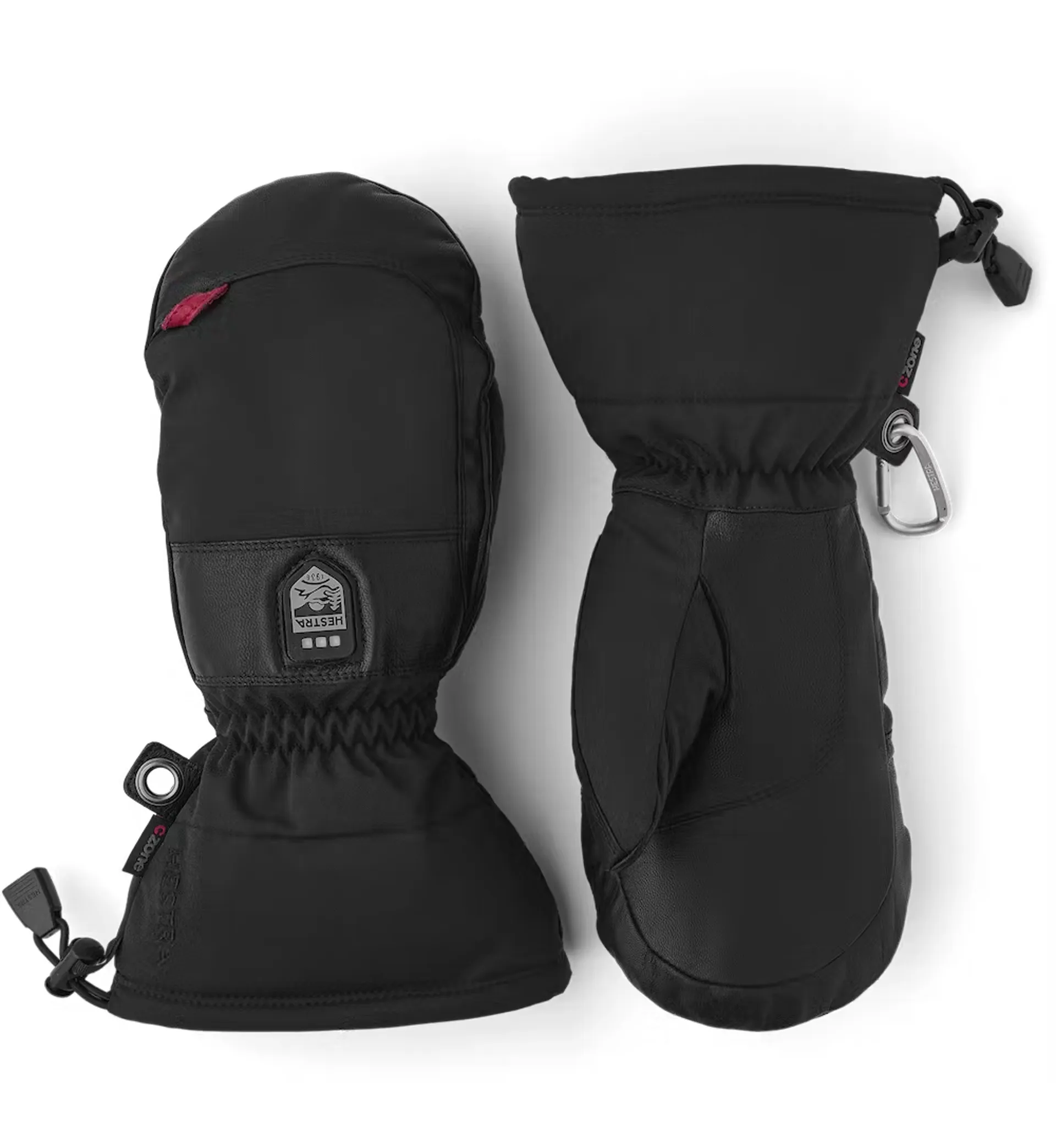 Hestra Gloves Power Heater Gauntlet Heated Mitts In Black
