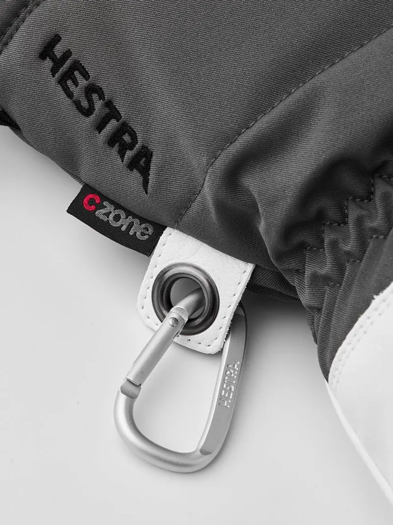 Hestra Gloves Power Heater Gauntlet Heated Mittens In Grey-4