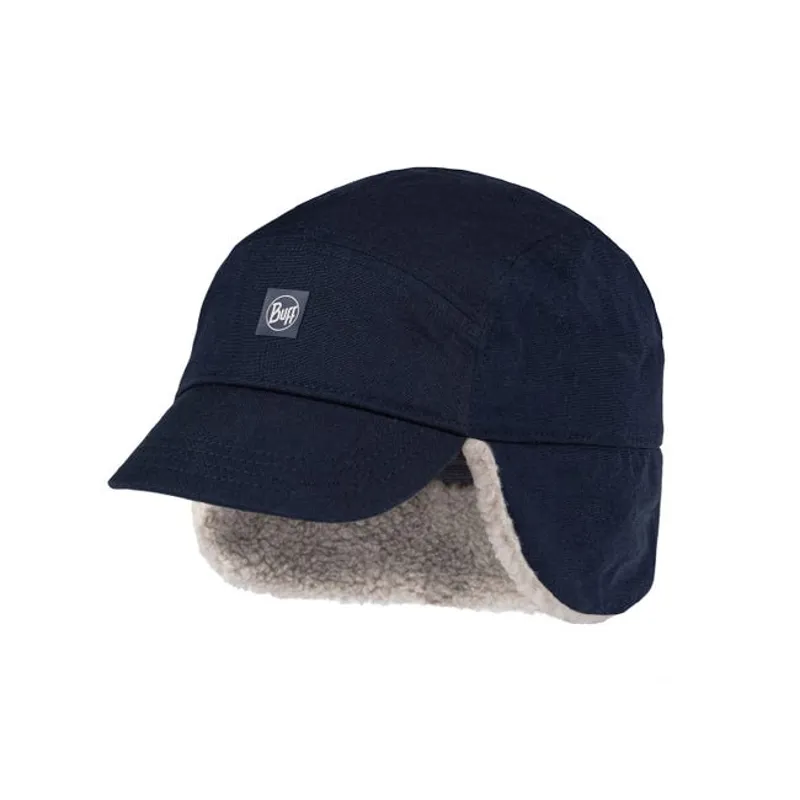 Buff Fall Line Cap in Simu Navy