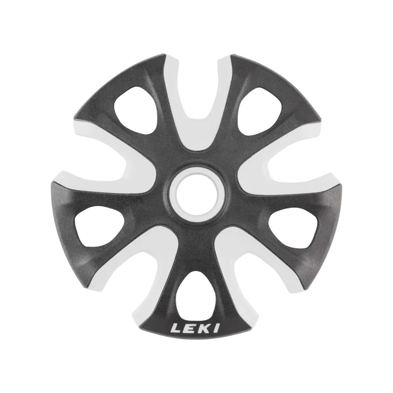 Leki Big Mountain Basket 2K 95mm in White/Black