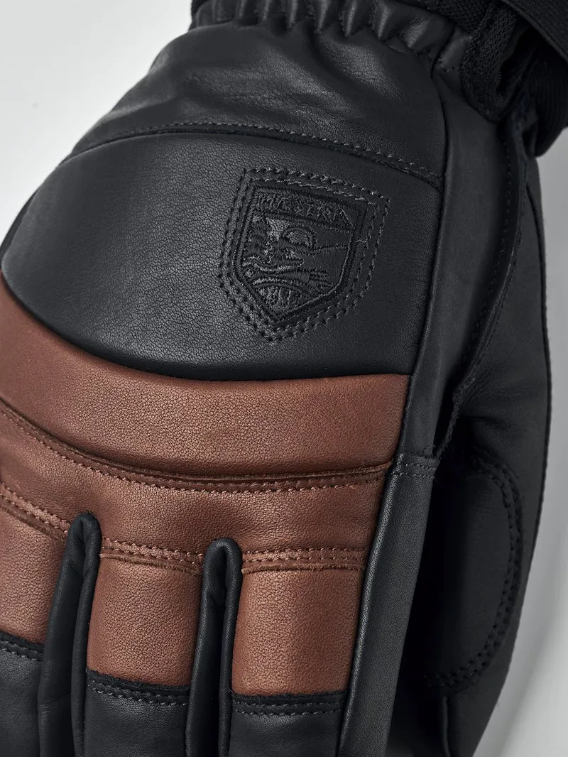 Hestra Fall Line Gloves in Dark Navy Blue and Brown-3