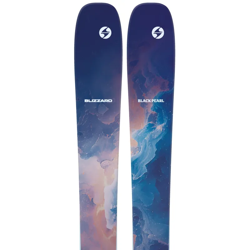 Blizzard Black Pearl 88 Skis With Marker Squire Bindings 164cm-3