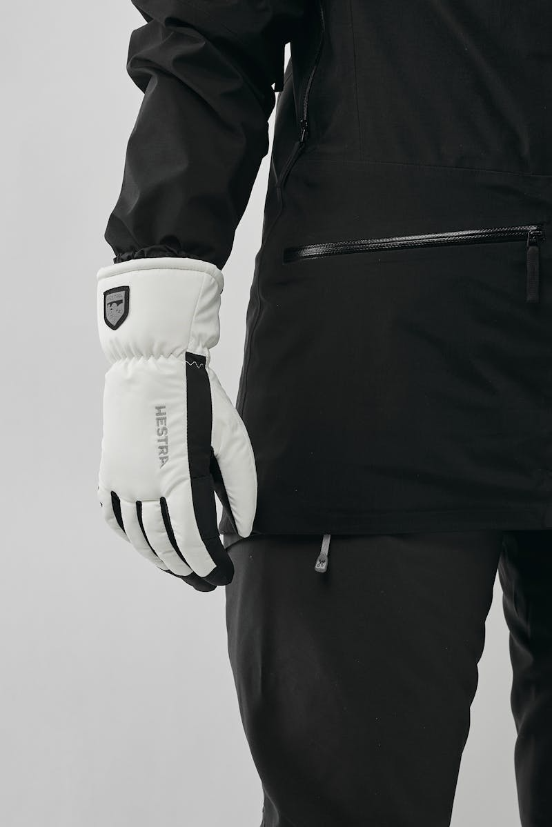 Hestra CZone Cosmo Gloves in White/Black-5