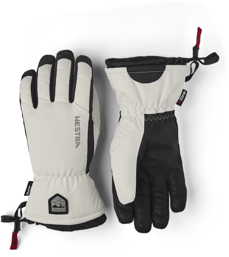 Hestra CZone Cosmo Gloves in White/Black