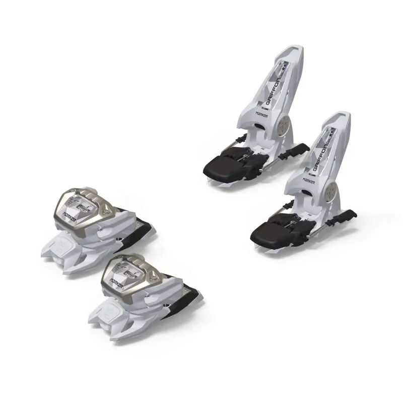 Marker Griffon 13 ID All Mountain Ski Binding - White with 90mm Brake