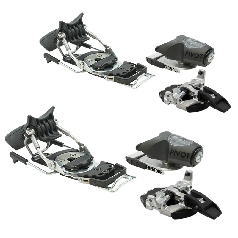 CAST Freetour 2.0 Pivot 15 Freeride Ski Binding 105mm Brake Black Metal