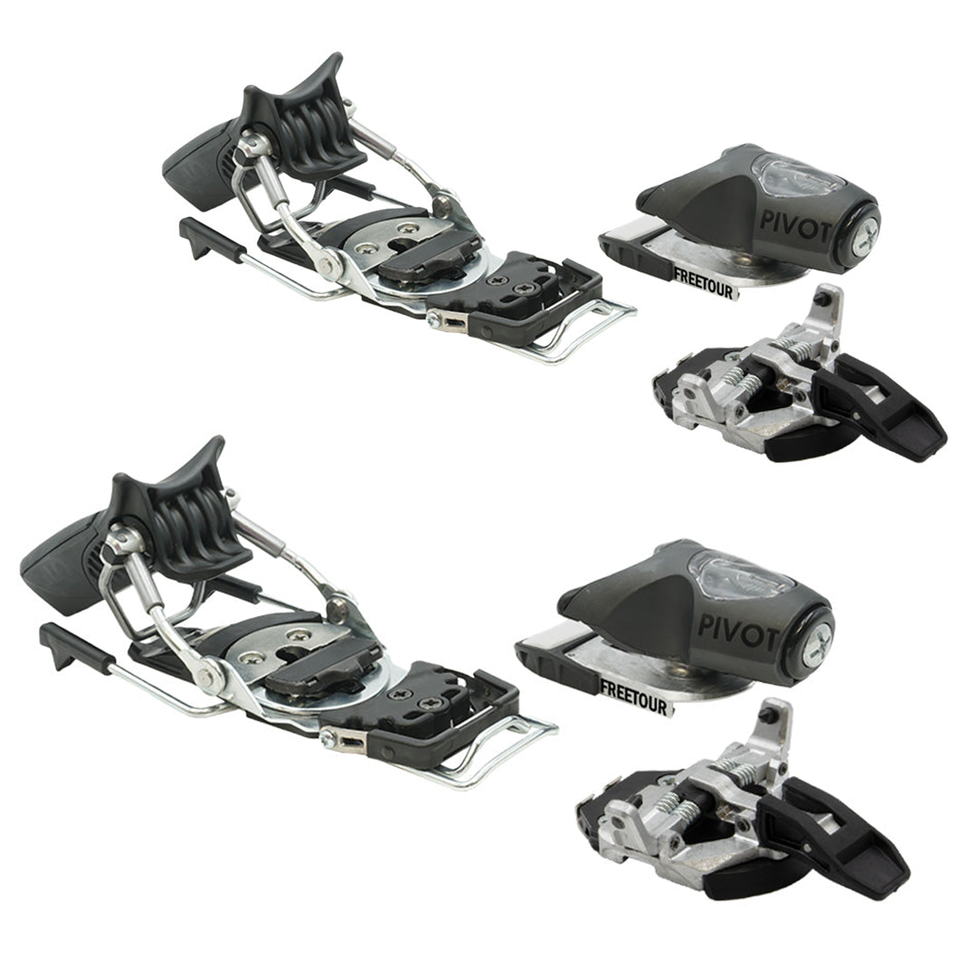 Freetour 2.0 Pivot 15 95mm Black Metal Freeride Ski Touring