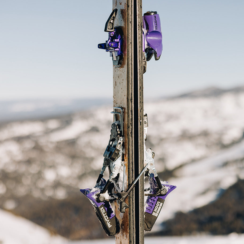 CAST Freetour 2.0 Pivot 18 Freeride Ski Binding 115mm Brake Purple-1