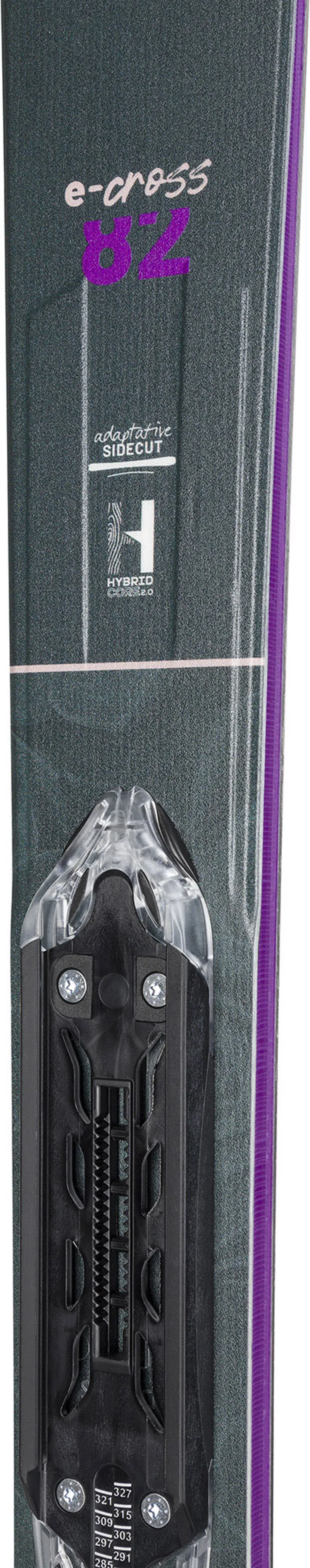 Dynastar E-Cross 82 2024 Womens All Mountain Skis with Look NX Bindings-3