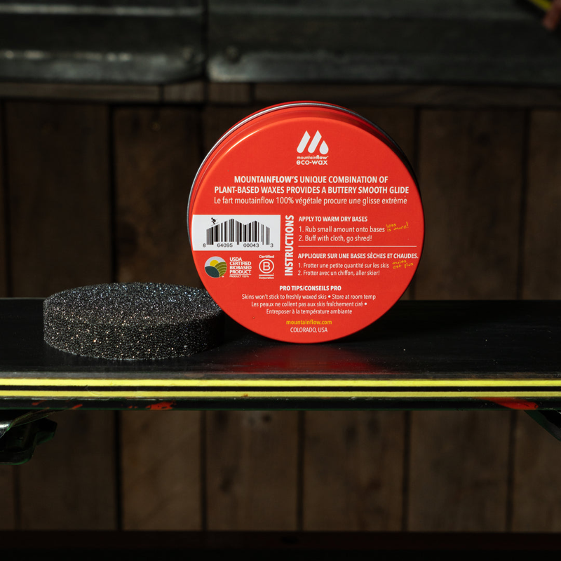 mountainFLOW Wax Quick Wax Rub On Wax - Warm Conditions-2