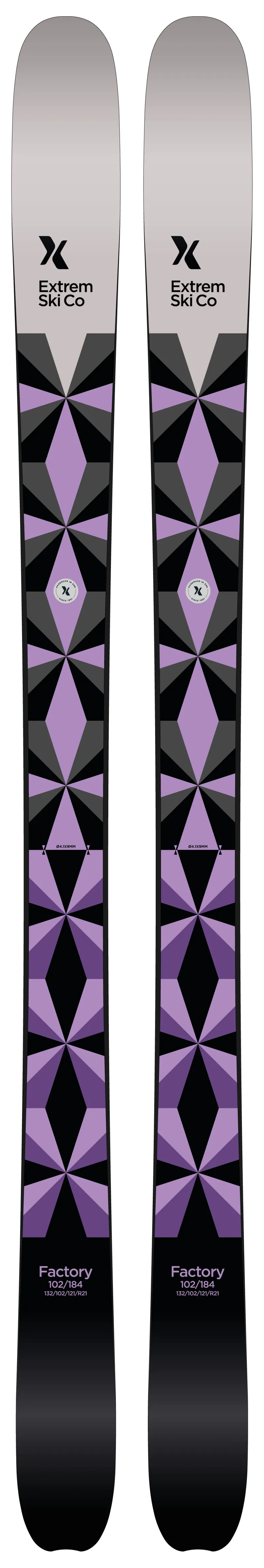 Extrem Ski Co Factory 102 Skis 2026 - Skis Only-1