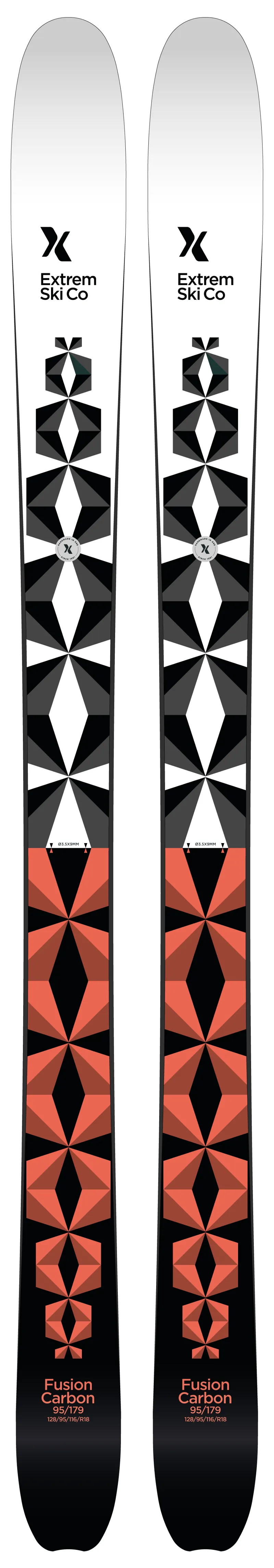Extrem Fusion 95 Carbon 2026 Touring Skis - Skis Obly-1