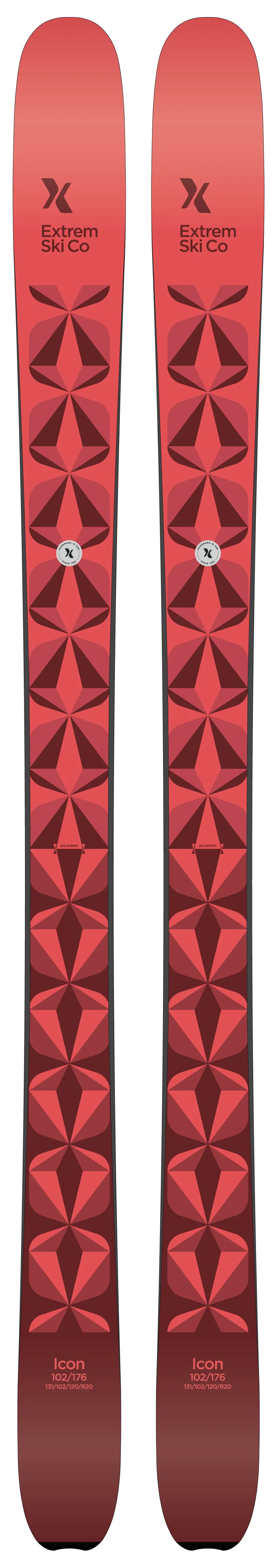 Extrem Icon 102 Women's Skis 2026 - Skis Only-1