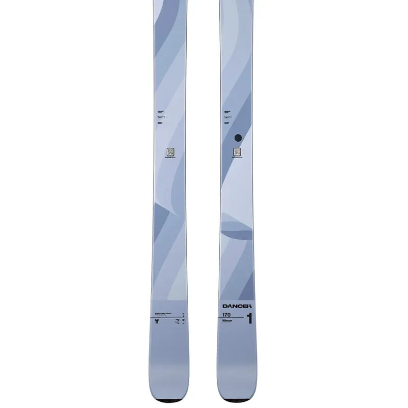 Faction Dancer 1 All-Mountain Skis in Grey - Skis Only-2