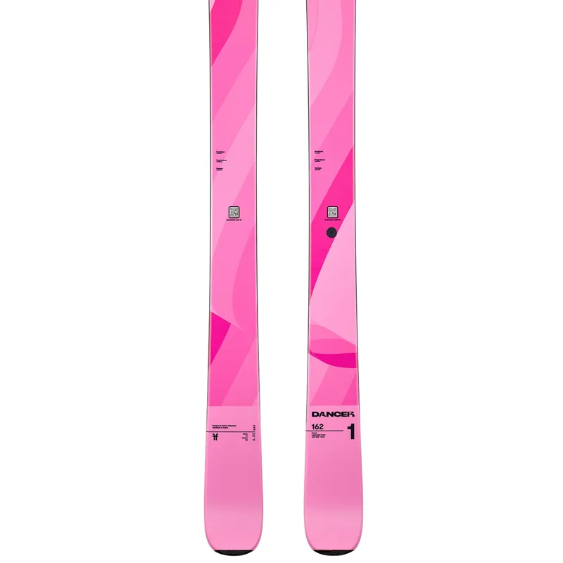 Faction Dancer 1 All-Mountain Skis in Pink - Skis Only-2