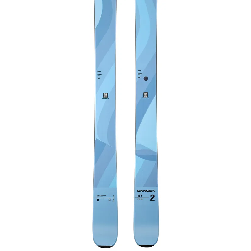 Faction Dancer 2 All-Mountain Skis in Blue - Skis Only-2