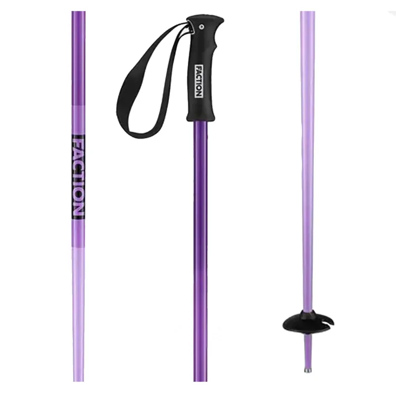 Faction Dancer Ski Poles in Purple
